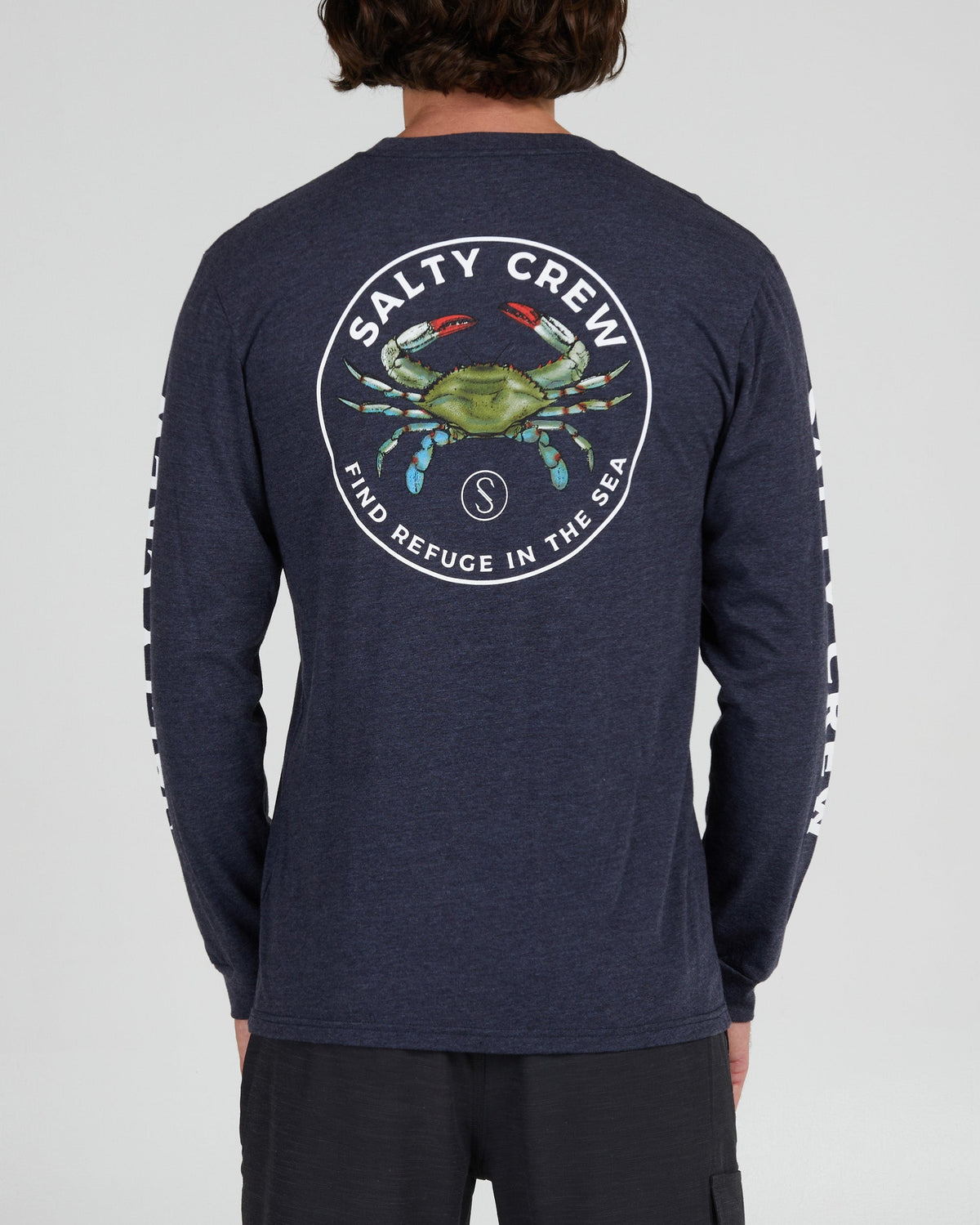 Blue Crabber Premium LS Shirt Men's