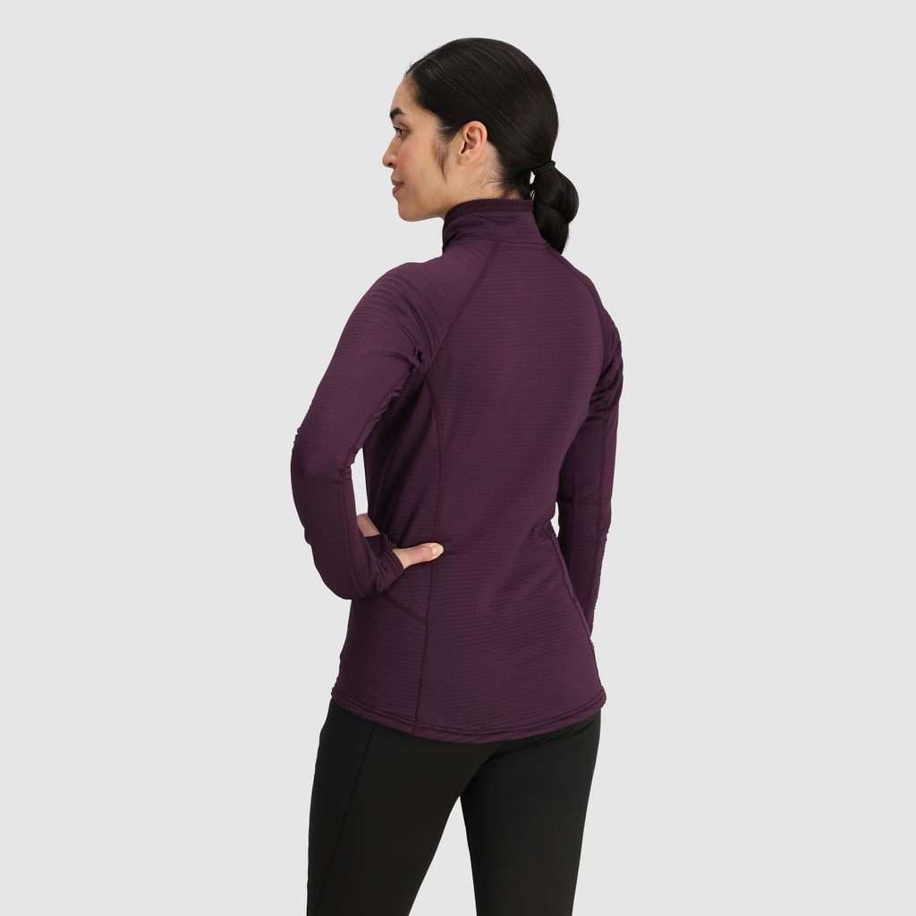 Vigor Grid Fleece Quarter Zip W's