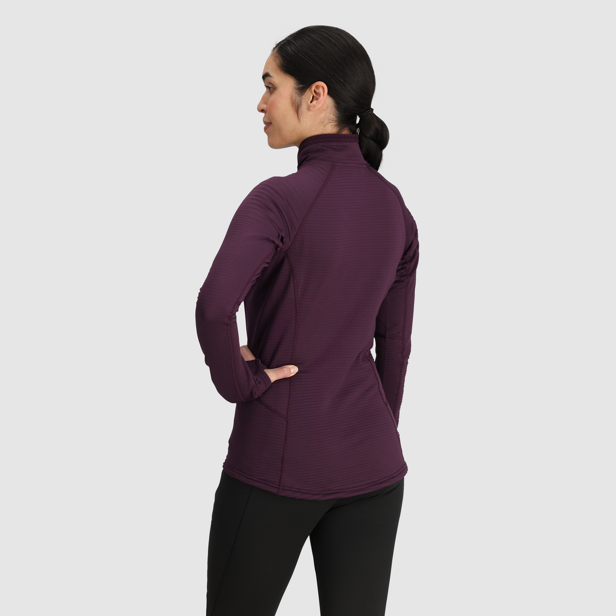 Vigor Grid Fleece Quarter Zip W's