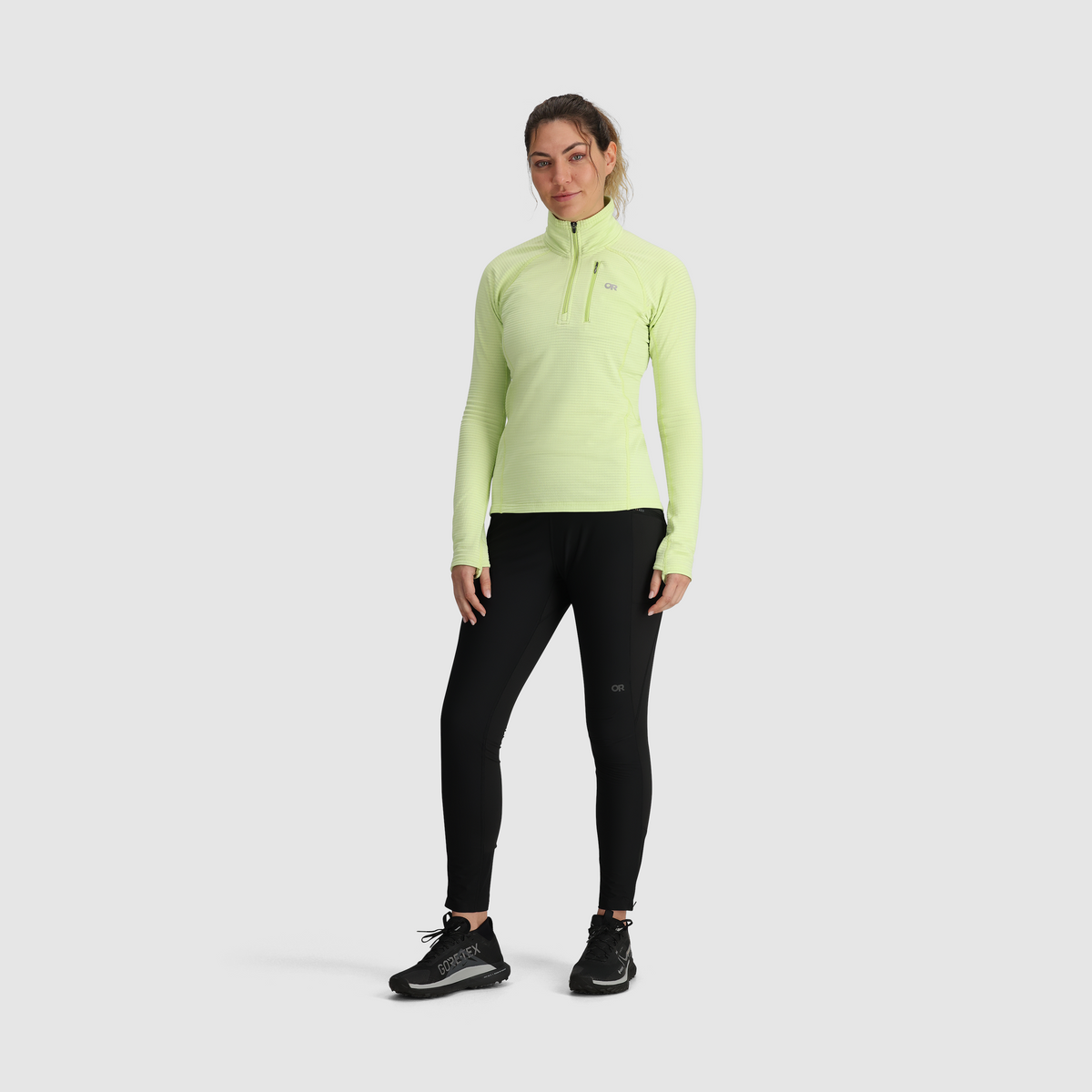 Vigor Grid Fleece Quarter Zip W's