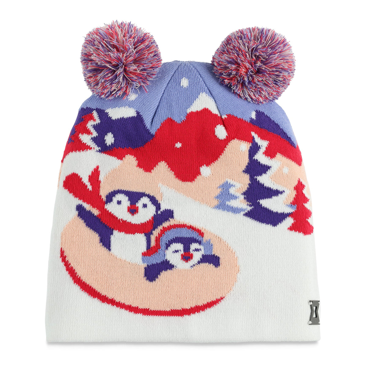 Penguin Double Pom Hat Girl's