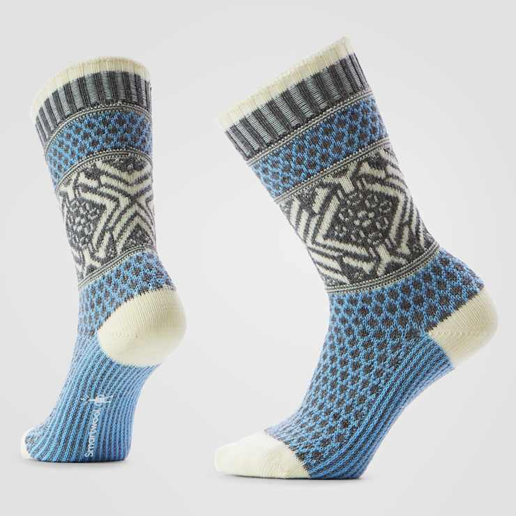 Popcorn Snowflake Sock Women's