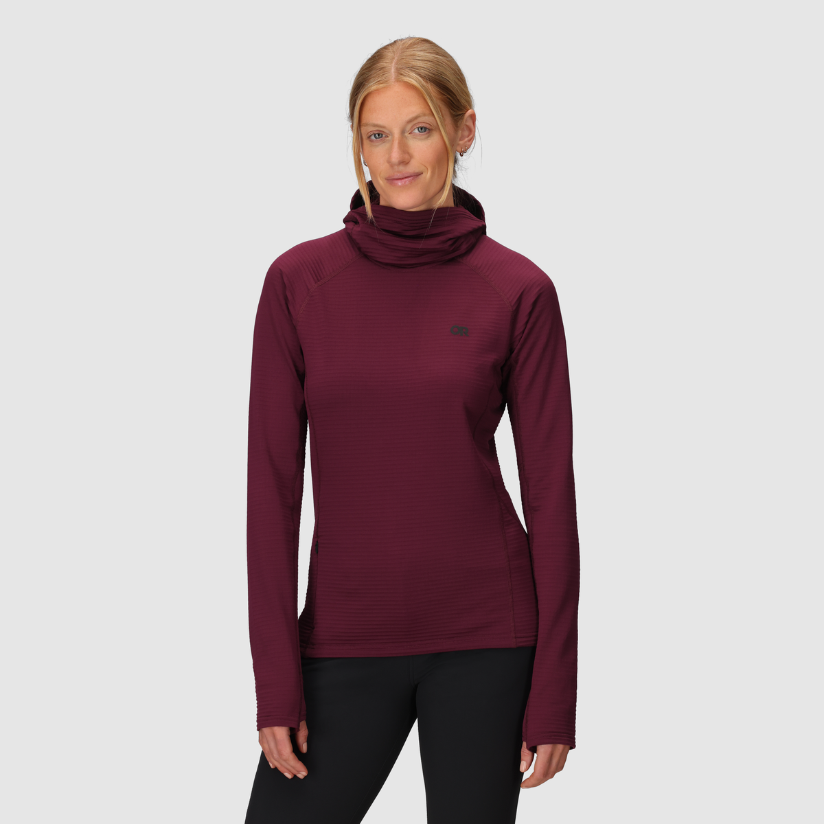Vigor Grid Fleece Pullover Hoodie W