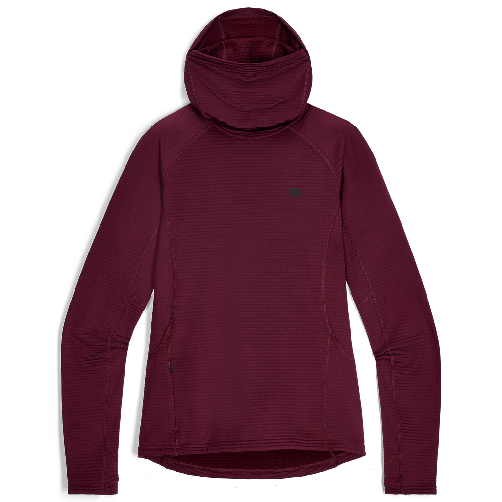 Vigor Grid Fleece Pullover Hoodie W