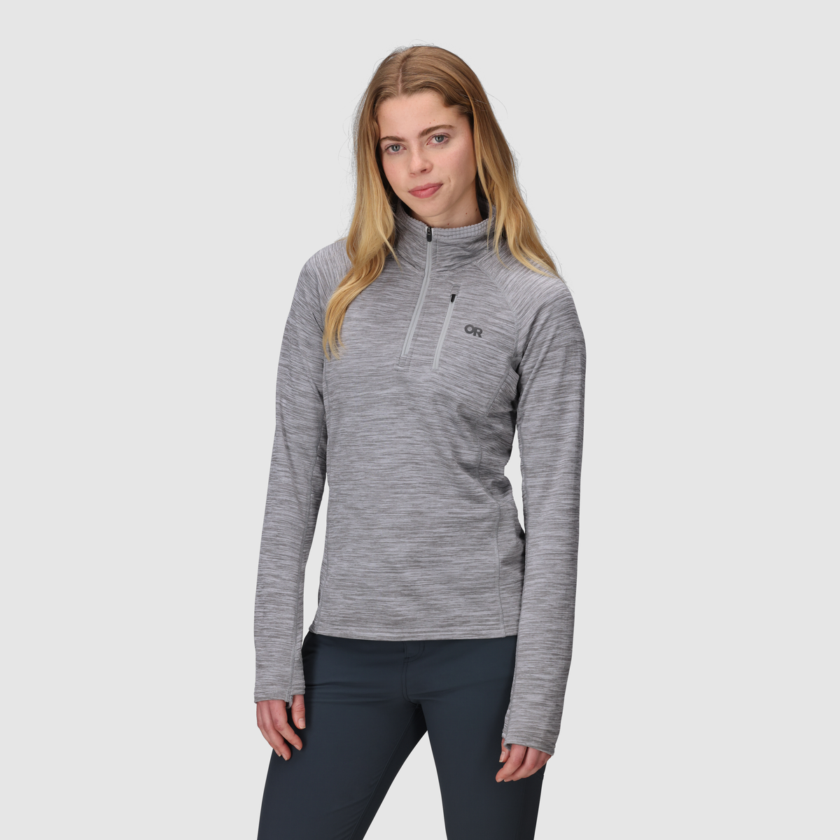 Vigor Grid Fleece Quarter Zip W's