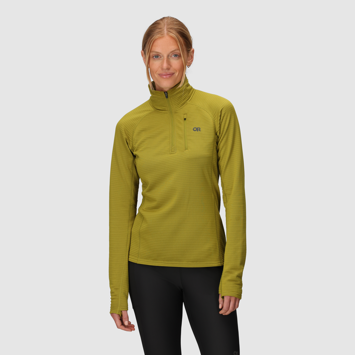 Vigor Grid Fleece Quarter Zip W's