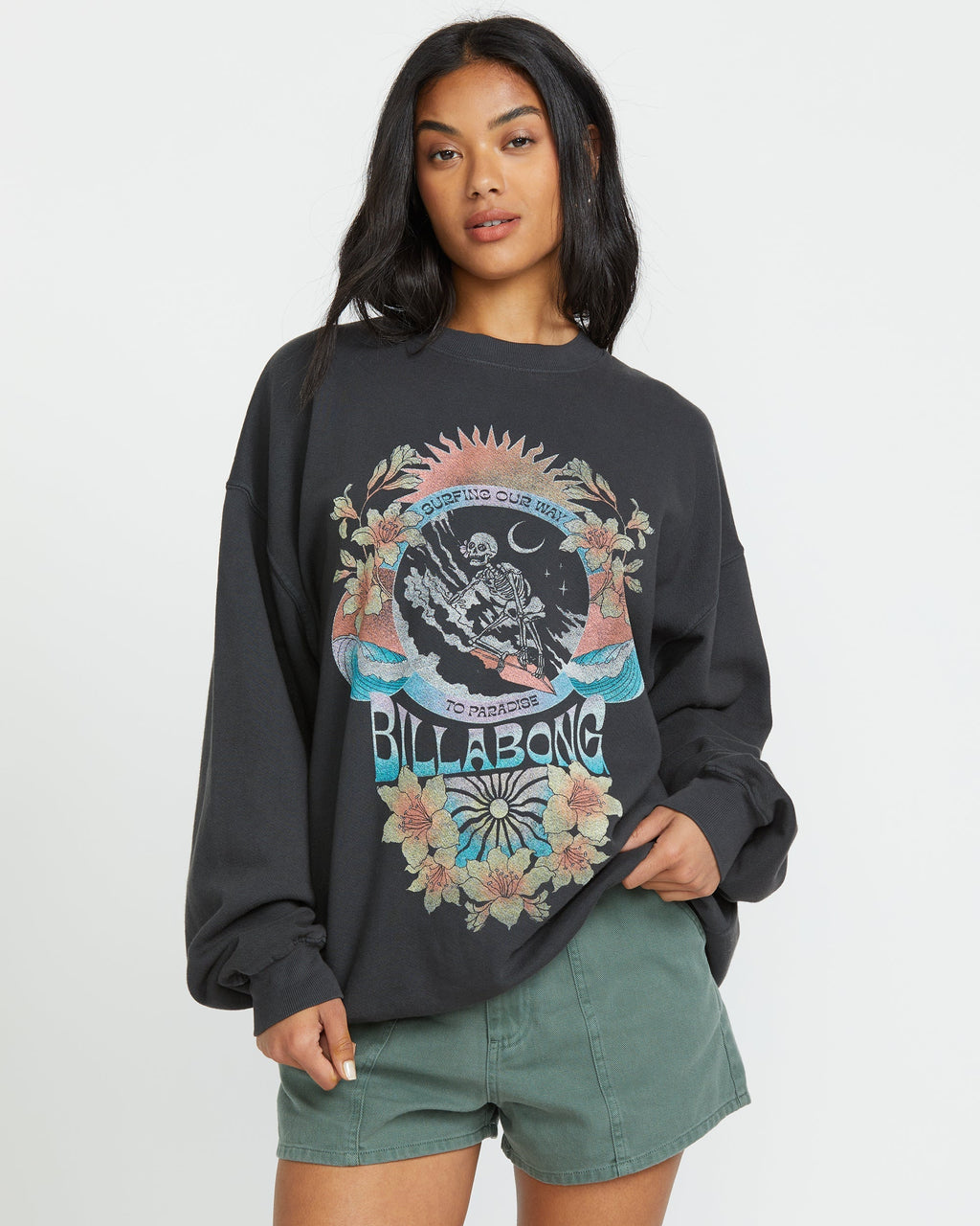 Ride In Crew Sweatshirt Women's