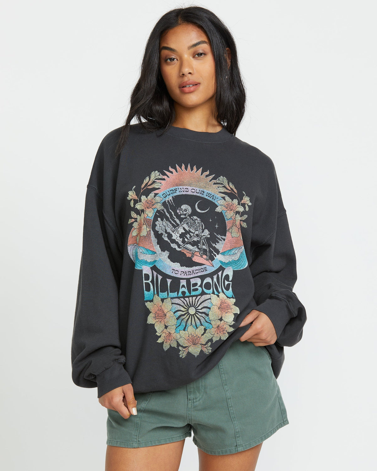 Ride In Crew Sweatshirt Women's