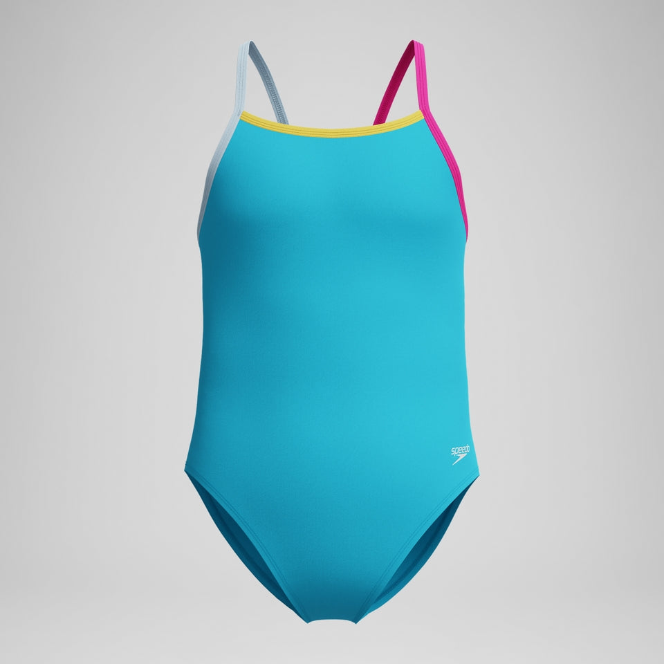 Solid Propel Back One Piece Swim Girl's