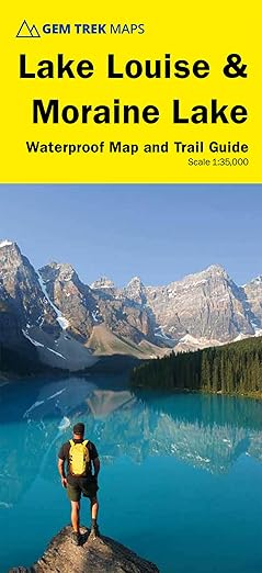 Lake Louise and Morraine Lake WP Map