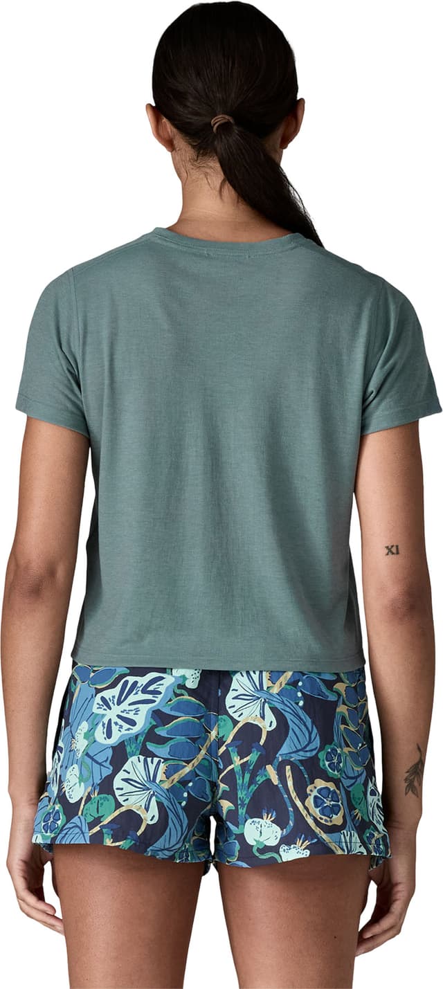Capilene Cool Trail Cropped Tee W