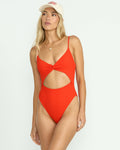 Red Aloha Mika One Piece Swim