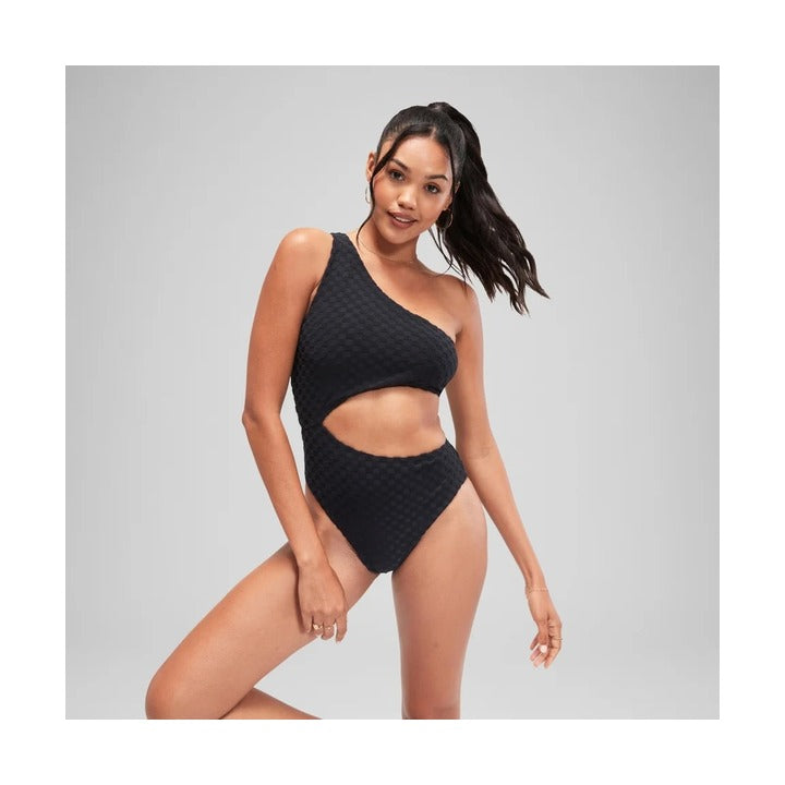Terry Asym Cut Out One Piece Swim W's