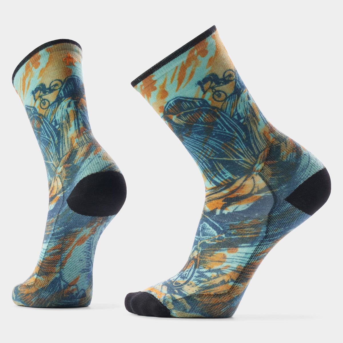 Bike ZC Rugged Ride Print Sock M's