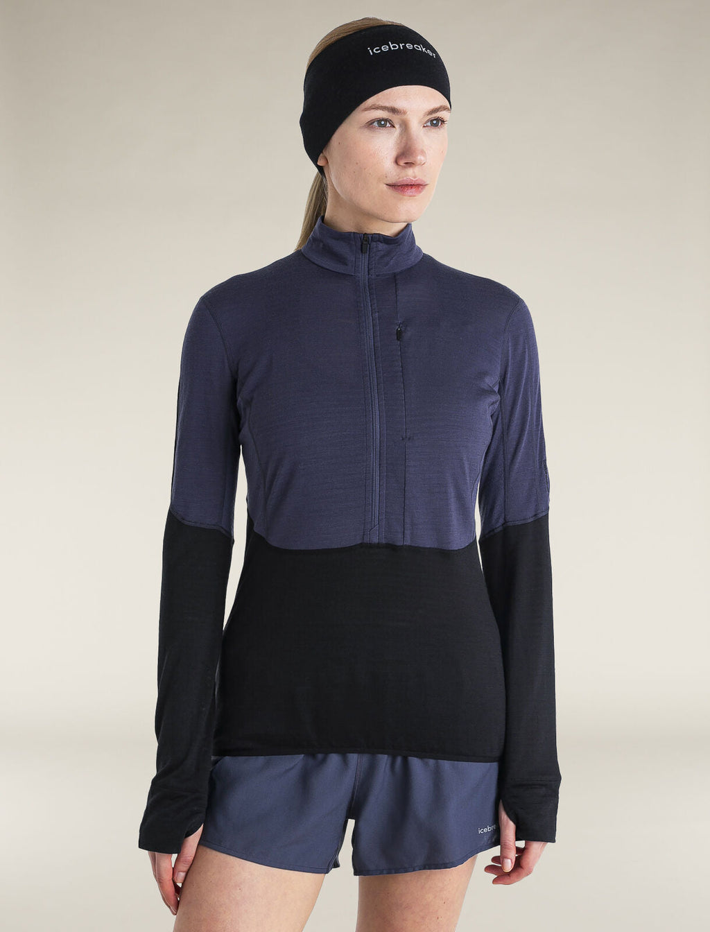 Descender Half Zip 200 Merino Blend W