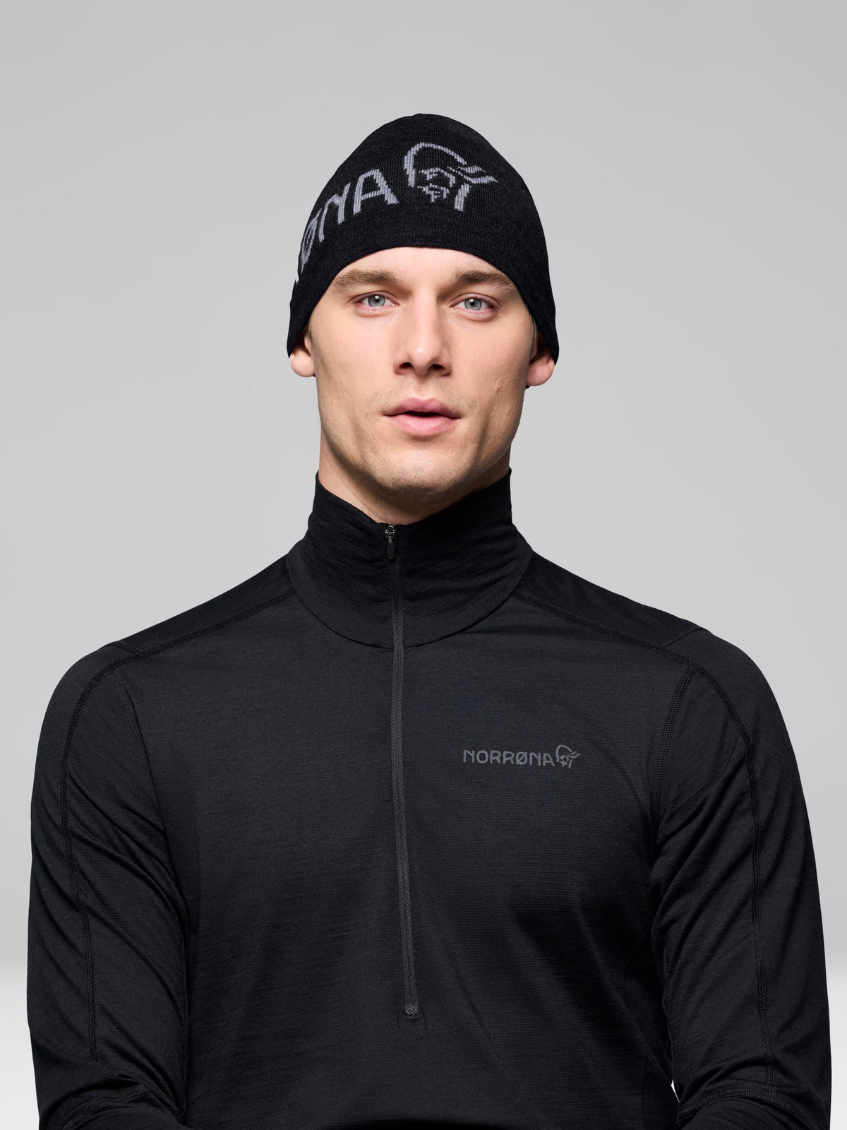Light Merino Ull Logo Beanie