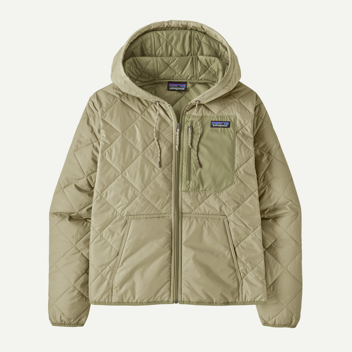 Diamond Quilted Bomber Hoody Women's