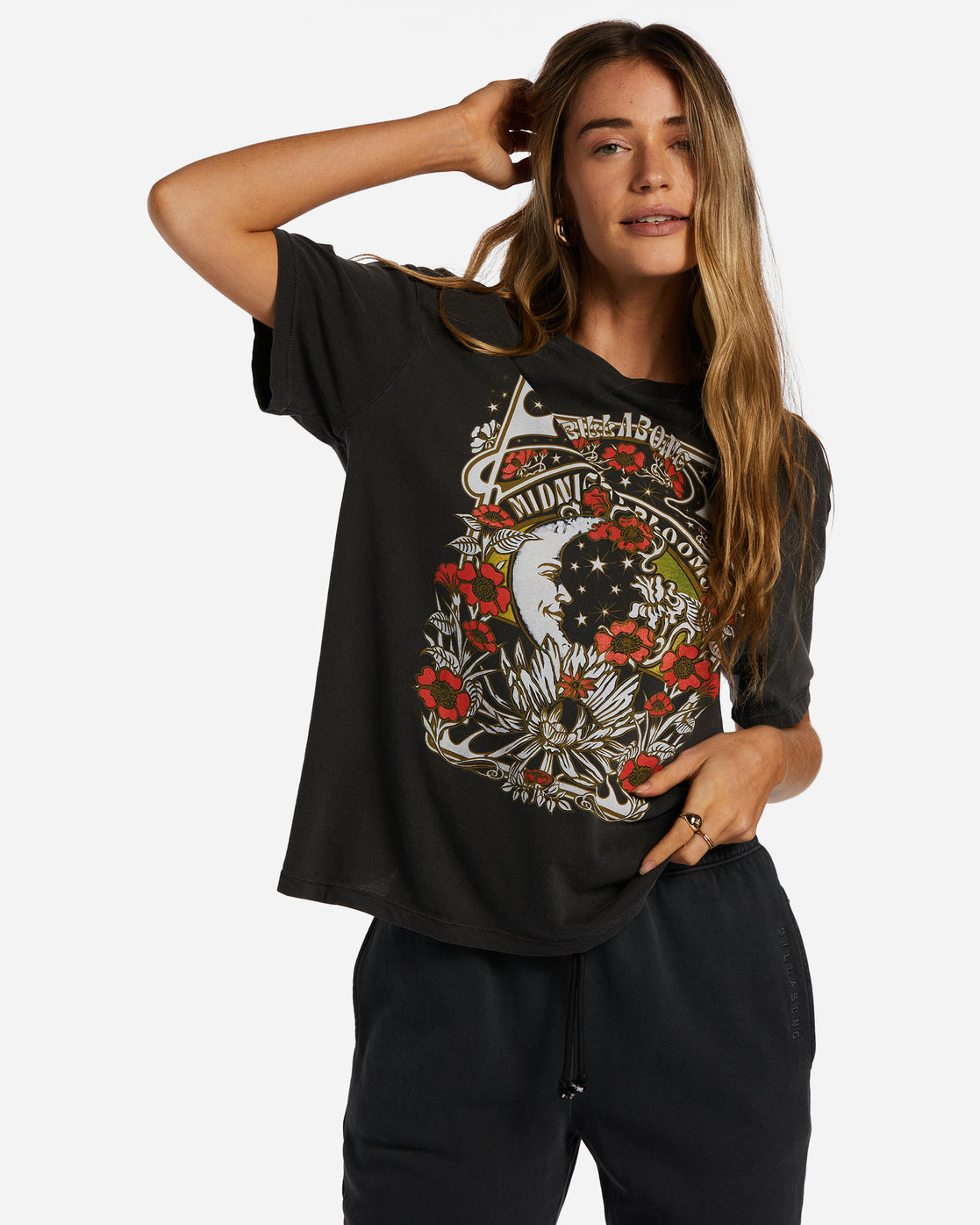 Midnight Blooms Tee Shirt Women's