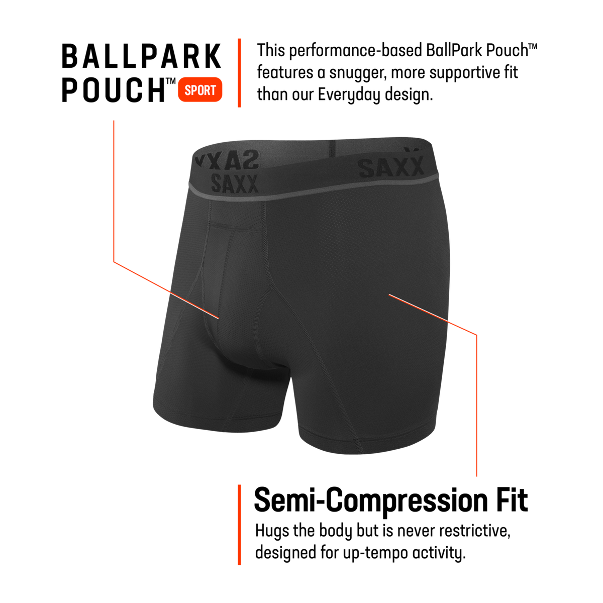 Kinetic Light Compression Boxer Men's