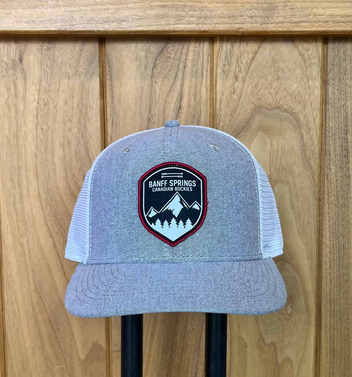 Banff Springs Canadian Rockies Shield Ball Cap