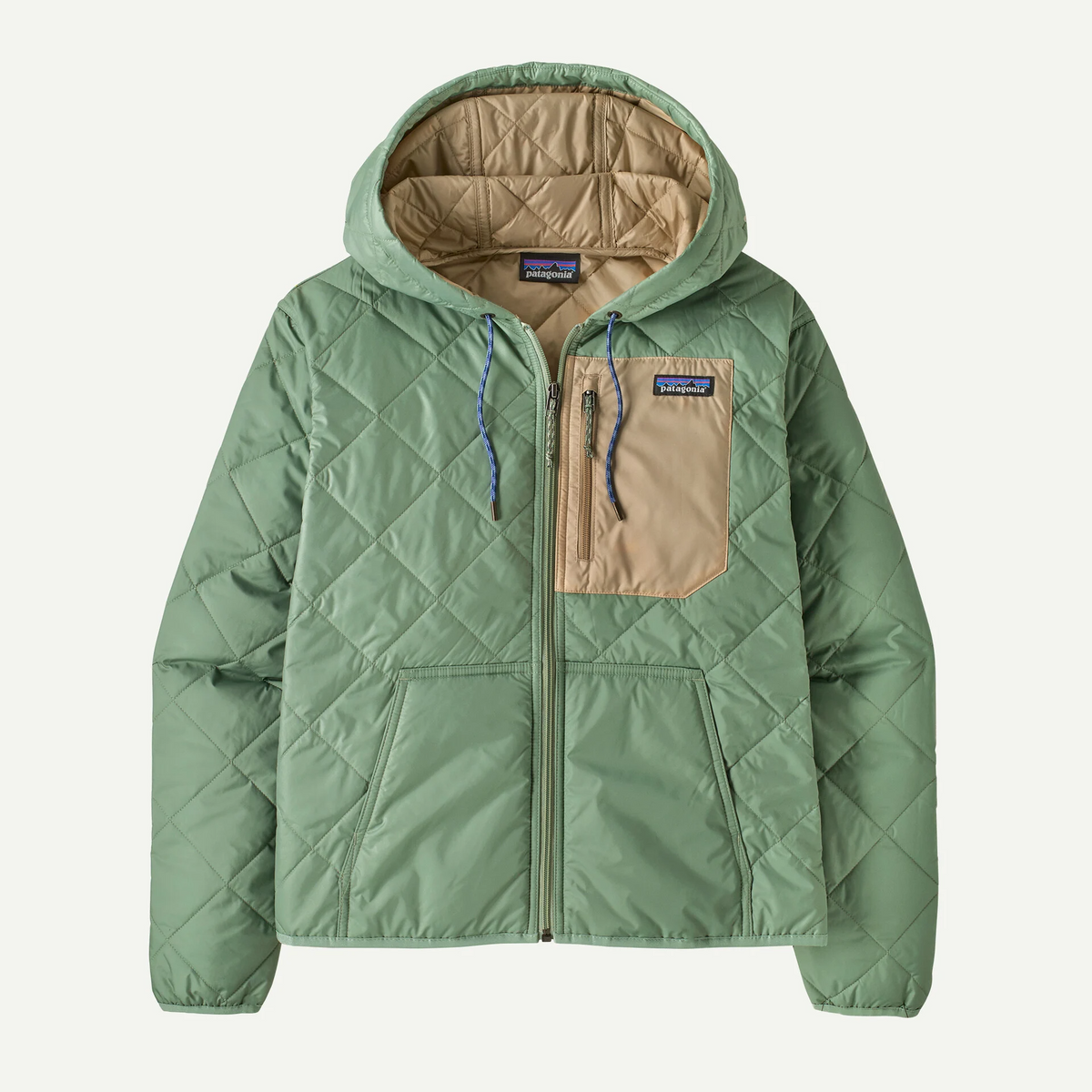 Diamond Quilted Bomber Hoody Women's