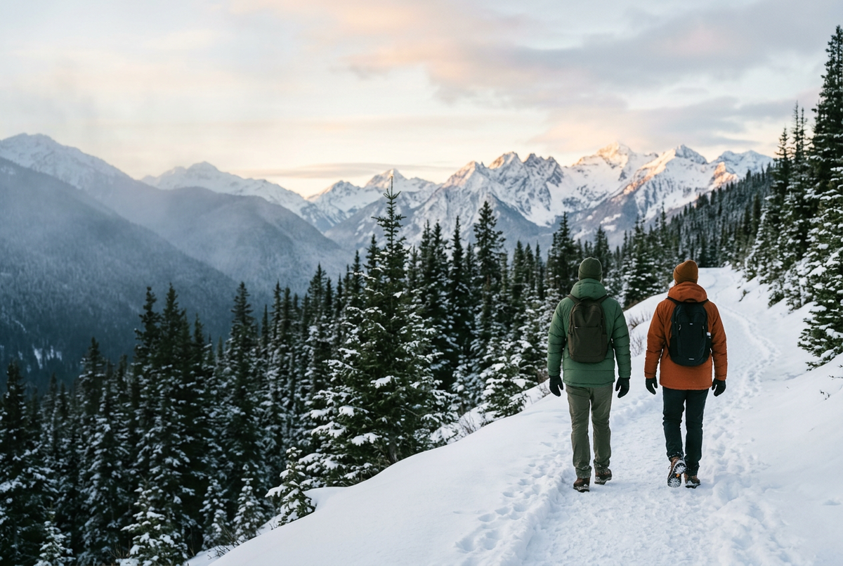 Evanthor Outdoors 冬季雪山 Hero 背景图