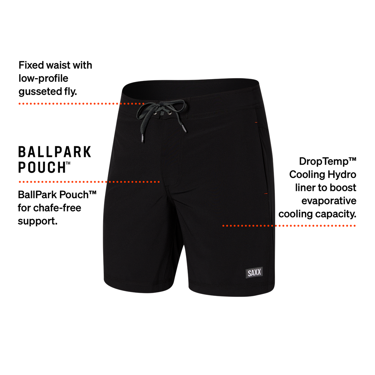 Betawave 2N1 Boardie 19" Short Men's