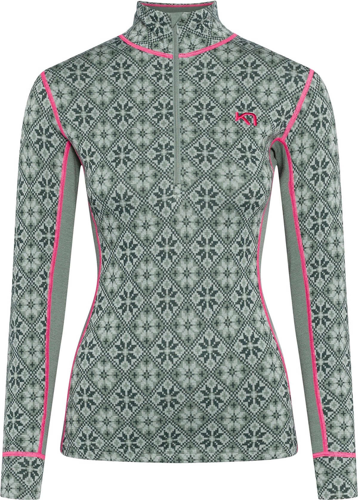 Rose Half Zip Merino 240g Women's