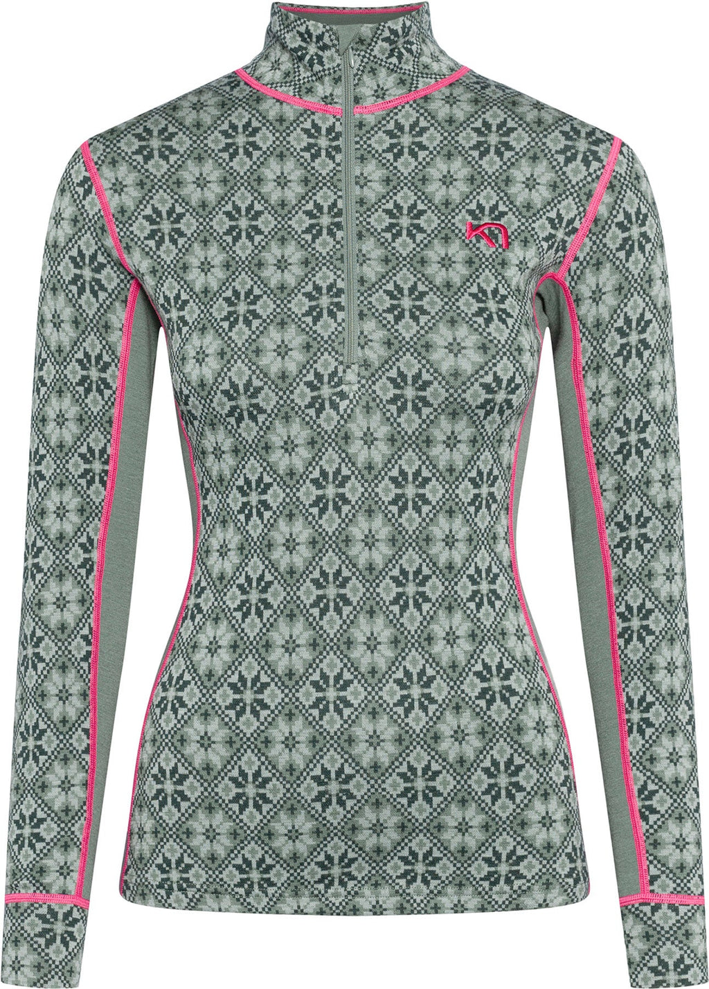 Rose Half Zip Merino 240g Women's