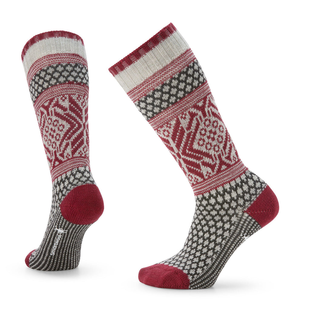 Popcorn Snowflake Sock Women's