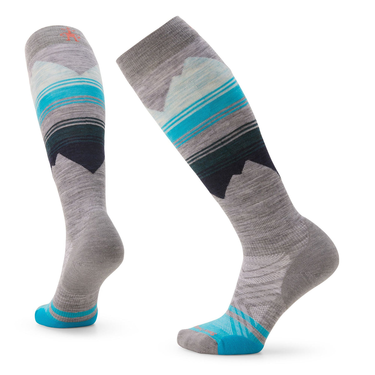 Ski Targeted Cushion Pattern Sock Women's