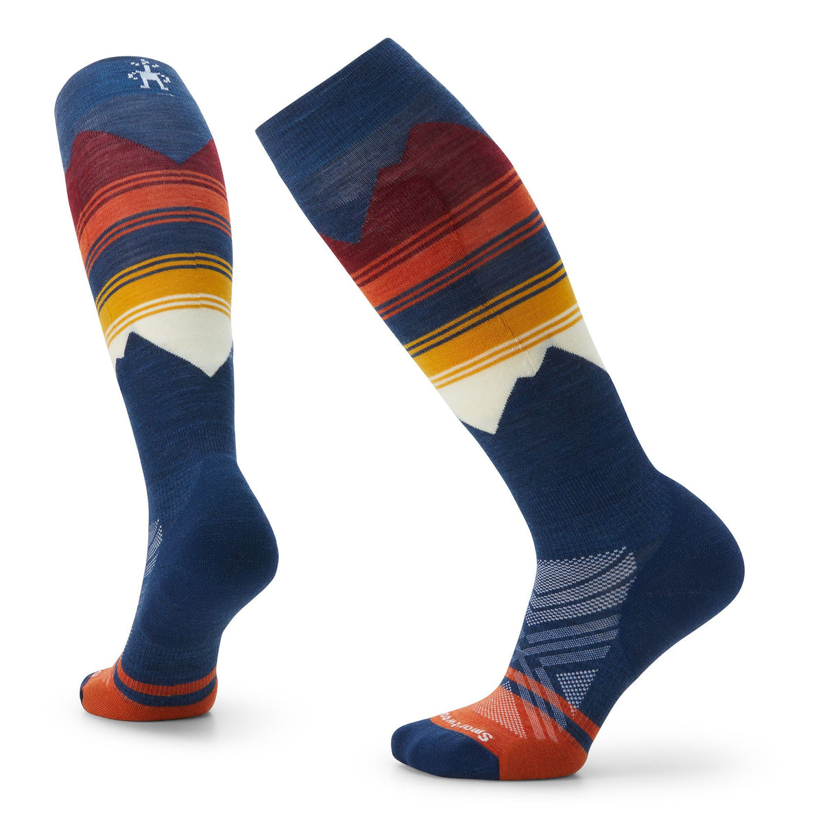 Ski Targeted Cushion Pattern Sock Women's